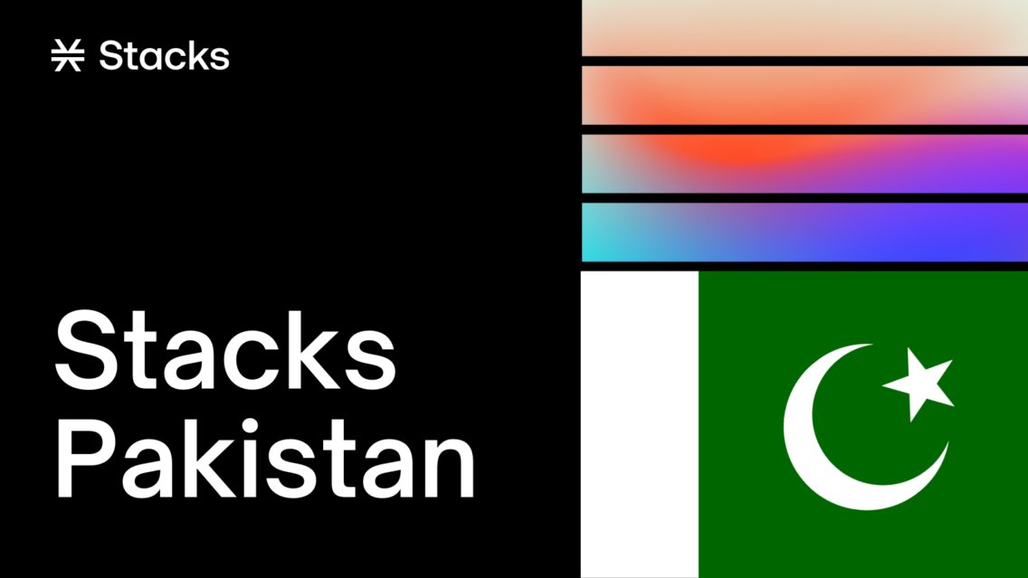 Stacks Pakistan has kicked off the worldwide Stacks Chapters program. 

Welcome to the ecosystem <a href="/StacksPakistan/">Stacks Pakistan</a> team - we're excited to see what you build!

blog.blockstack.org/meet-stacks-pa…