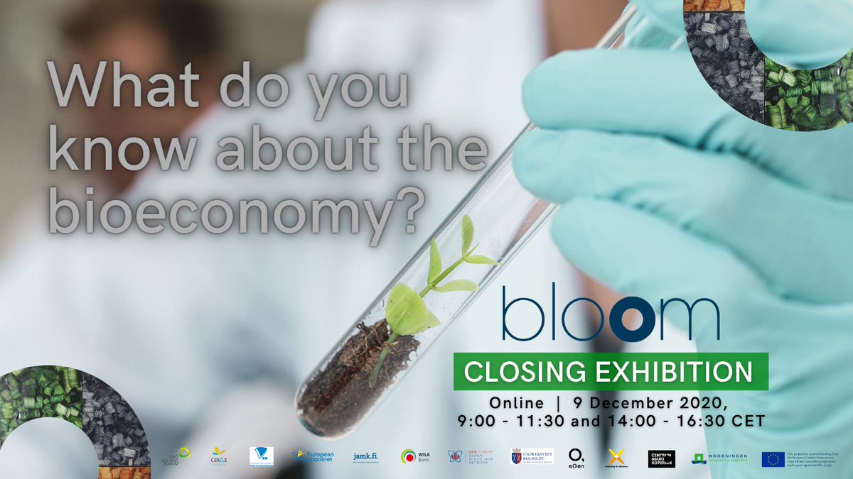 BLOOM Bioeconomy (@bloom_eu) on Twitter photo Exchange information about the #circular, #biobased economy has been one of <a href="/bloom_EU/">BLOOM Bioeconomy</a>'s main goals 🌱
It’s time to take stock 👉 Join us for our final interactive #learning experience to test your knowledge of the #Bioeconomy 👩🏫
ℹ️ Register at bit.ly/39dAmTU Exchange information about the #circular, #biobased economy has been one of <a href="/bloom_EU/">BLOOM Bioeconomy</a>'s main goals 🌱
It’s time to take stock 👉 Join us for our final interactive #learning experience to test your knowledge of the #Bioeconomy 👩🏫
ℹ️ Register at bit.ly/39dAmTU