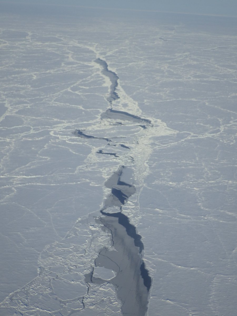 Safe on the ice? Great, now get out the door to make sure the ice is thick enough to support the aircraft.We needed to land on sections of the ice that had opened and refrozen (leads). They're can be thin but were smooth enough to ensure our landing skis would not snag.