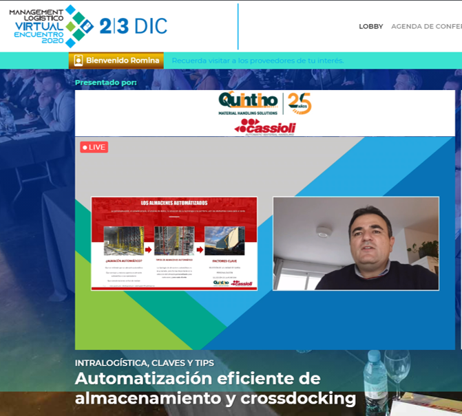QuintinoMHS's tweet photo. Asi fue la charla brindada en conjunto con nuestro partner #Cassioli hace instantes
#Logistica #Intralogistica #automatizacion #crossdocking en el marco de #MLV2020
Si te la perdiste y queres verla...aten to pronto compartimos link https://t.co/VcqNKdZ9RC