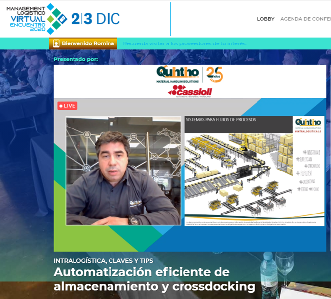 QuintinoMHS's tweet photo. Asi fue la charla brindada en conjunto con nuestro partner #Cassioli hace instantes
#Logistica #Intralogistica #automatizacion #crossdocking en el marco de #MLV2020
Si te la perdiste y queres verla...aten to pronto compartimos link https://t.co/VcqNKdZ9RC