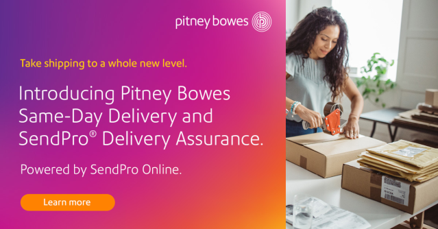 Simplify sending. SendPro Online is the one-stop platform that delivers peace of mind every time. #PBemp pbi.bz/3lFgDyG