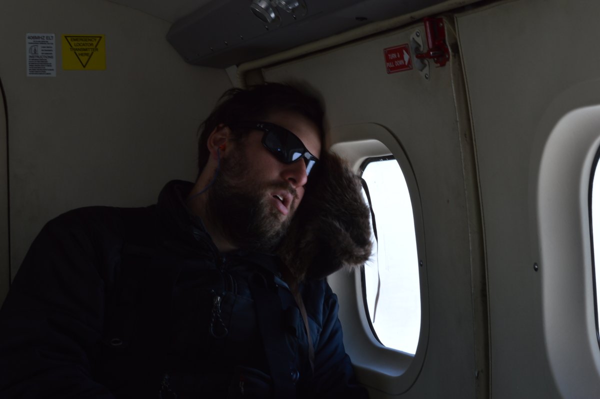 Most flights back to Alert ended up like this. We really left it all out on the ice.