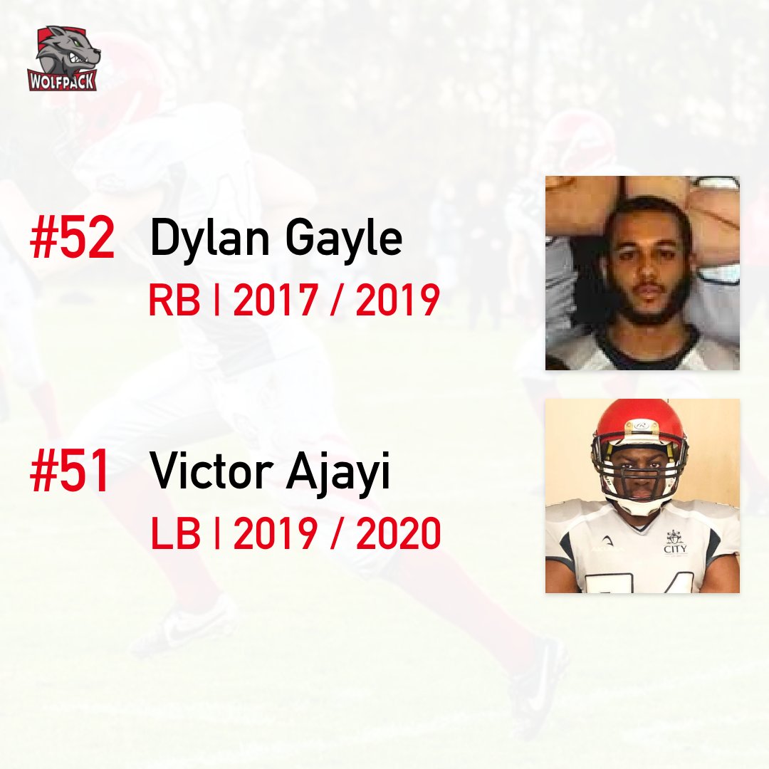 After today, we enter the top 50 City Wolfpack American Football players of ALL-TIME. Stay Tuned! #backthecitypack