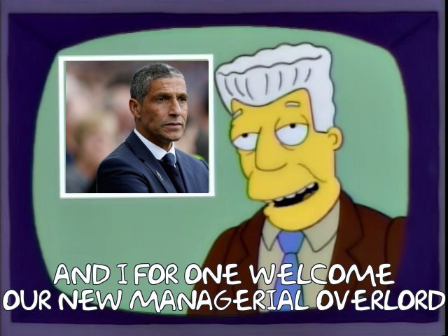October 6thAnd not 30 minutes later, Chris Hughton was announced as the new  #NFFC manager.