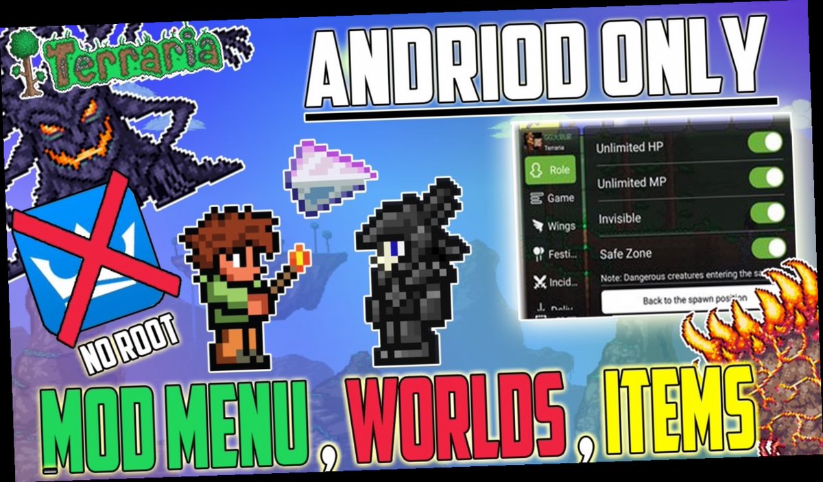 terraria hacked android / Twitter