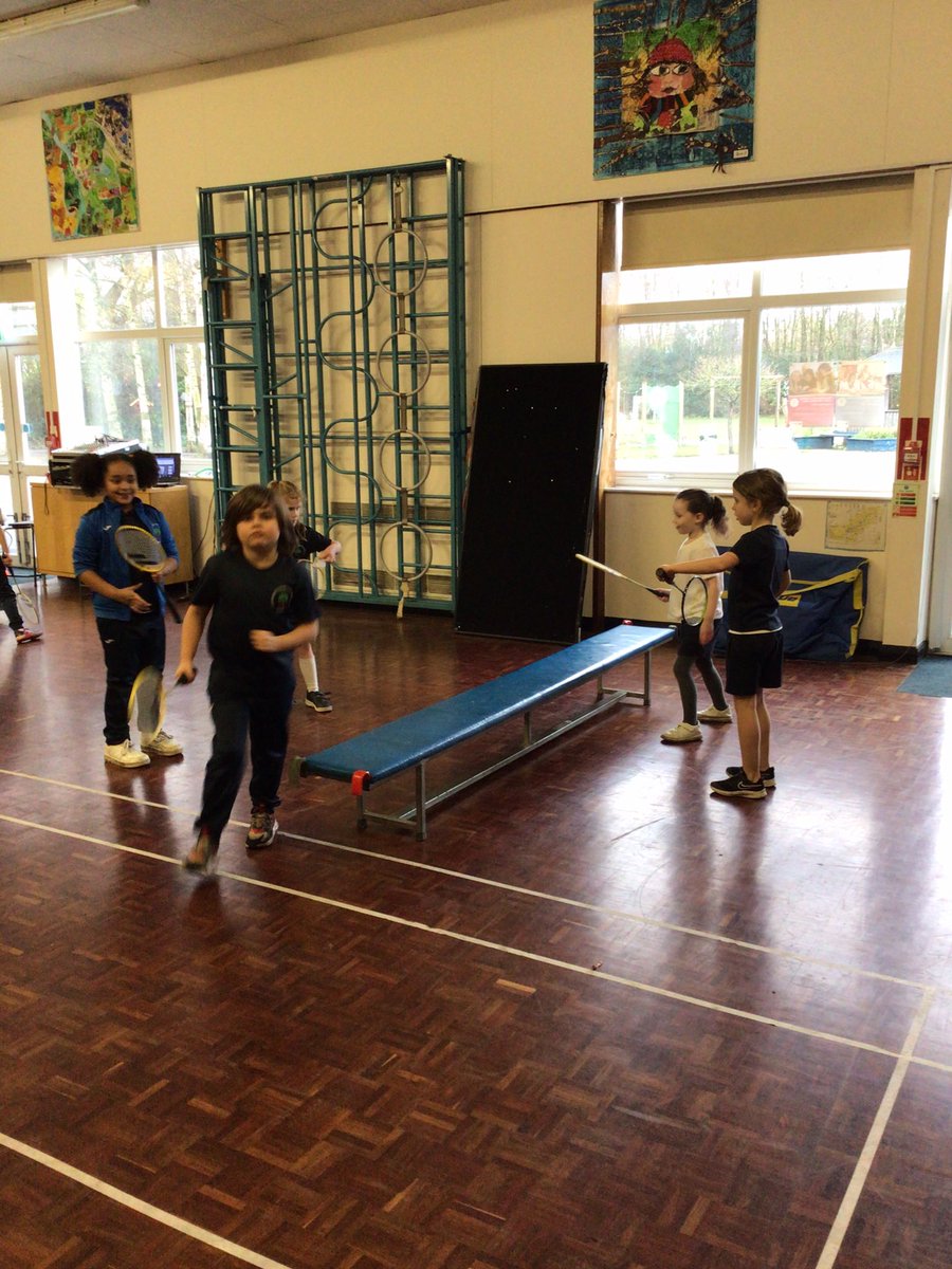 PeStatham's tweet photo. Mini racket pack festival with Year 2 this afternoon. Using all of the skills we have learned ๐ธ @BadmintonEnglnd @BE_North https://t.co/jVqIXAtTYN