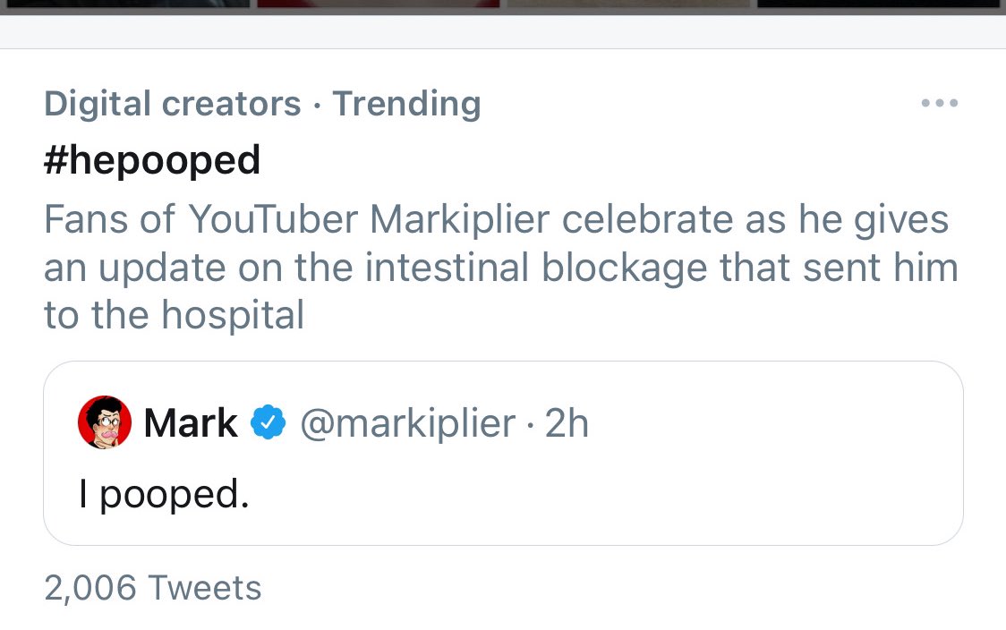 markiplier's tweet image. I am retiring from the internet effective immediately.