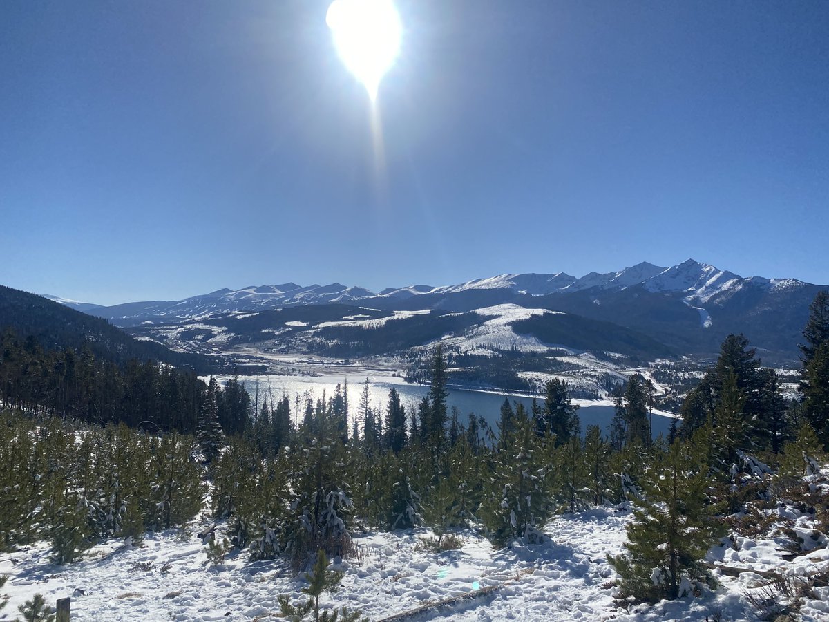 Beautiful, sunny and snowy Colorado.