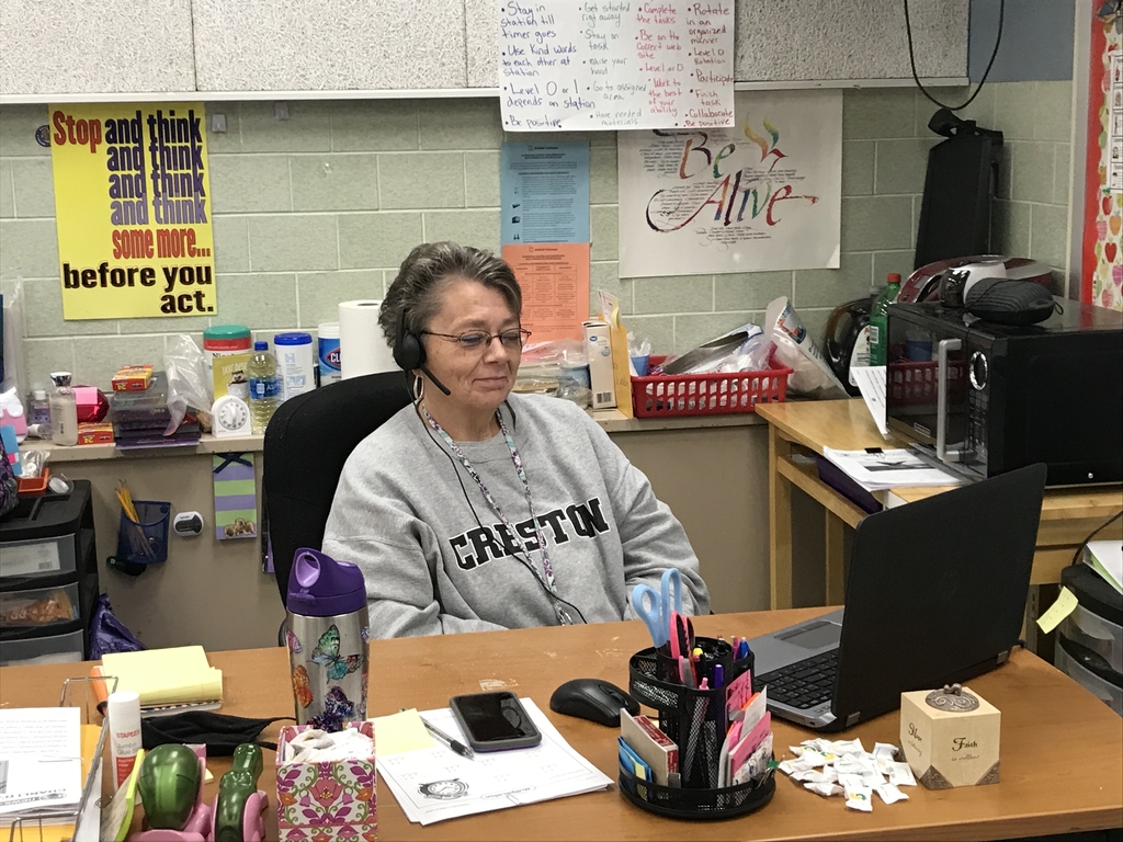 We couldn’t be prouder of the hard work of our awesome CIMS Staff AND our amazing CIMS scholars! You are rocking it out with virtual learning - keep it up! #CrestonPride