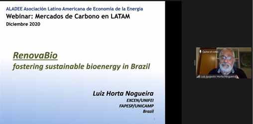 Webinar ALADEE - Mercados de Carbono

🗣️ Expone Luiz Horta Nogueira sobre la experiencia de Brasil