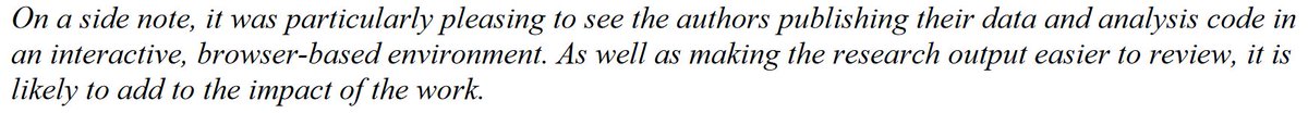 Reviewer 2, I think we could be friends.This note makes the effort behind the open science more than worth it.