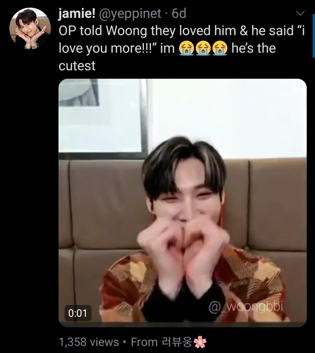 - he is just a baby full of love, he truly cares for all of us and he shows it so well