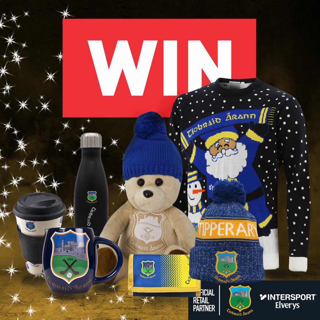 Tipperary GAA (@tipperarygaa) on Twitter photo WIN some great Tipperary GAA stocking fillers, which could make the perfect Christmas gift! Be in with a chance of winning some magical prizes by commenting “Enter” and follow our official retailer partners <a href="/Elverys/">Intersport Elverys</a> page. Best of luck! WIN some great Tipperary GAA stocking fillers, which could make the perfect Christmas gift! Be in with a chance of winning some magical prizes by commenting “Enter” and follow our official retailer partners <a href="/Elverys/">Intersport Elverys</a> page. Best of luck!
