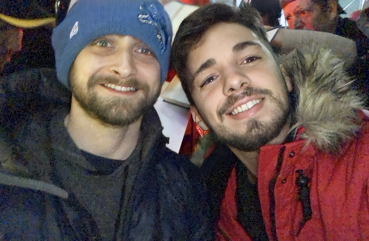 Harry Potter e il prigioniero in quarantena. 2 anni fa succedeva questo 😭🇺🇸 #newyork #danielradcliffe #harrypottereilcalicedifuoco
