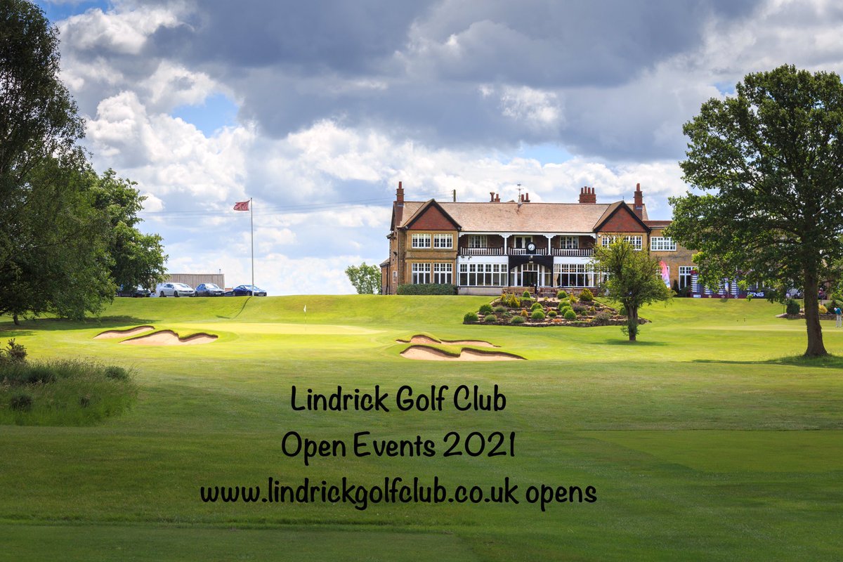 Lindrick Golf Club Open Events 2021 book online lindrickgolfclub.co.uk opens.