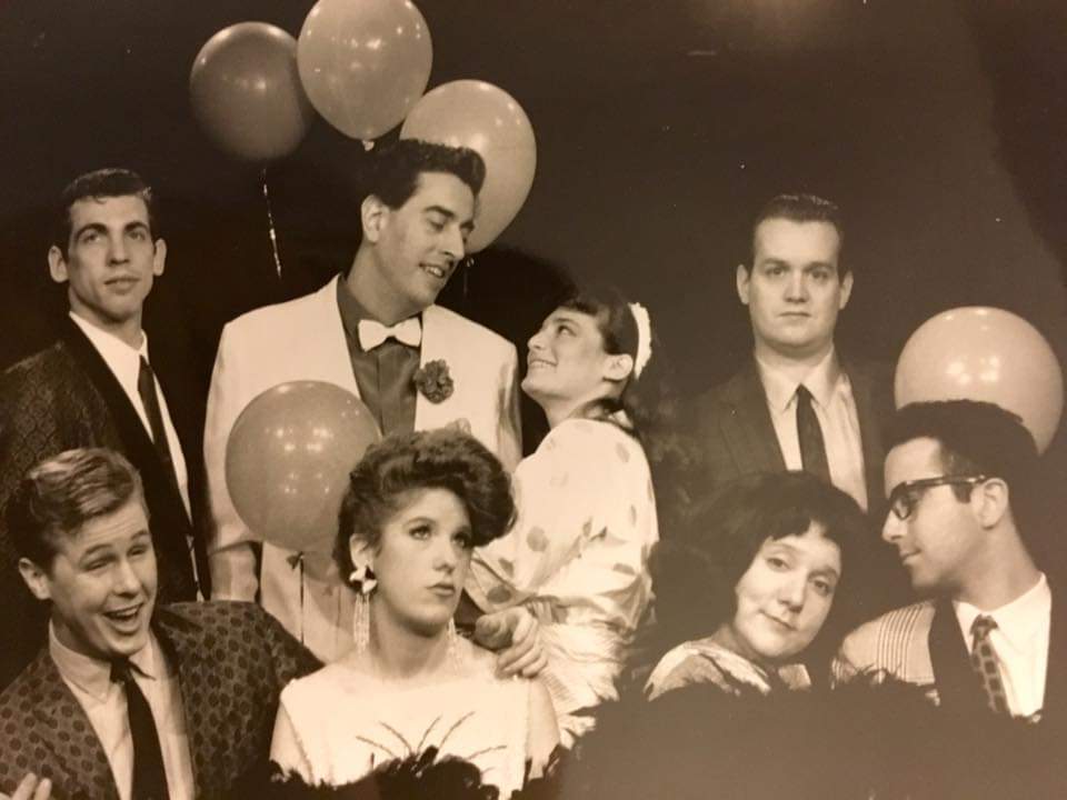 Old School publicity pic for "It's My Party - The Music Of John Gluck" performed <a href="/NYCTheDuplex/">The Duplex</a> circa a long time ago. All the performers in this photo were cast from the staff for the show &amp; yes that's our Producer <a href="/ScottBarbarino/">ScottBarbarino</a> as the romantic lead. #tbt