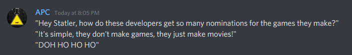 APC_Cipher's tweet image. @geoffkeighley I present to you, my pitch for Statler and Waldorf as the Muppet guests for this year's @thegameawards