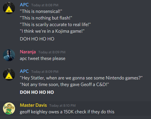 APC_Cipher's tweet image. @geoffkeighley I present to you, my pitch for Statler and Waldorf as the Muppet guests for this year's @thegameawards