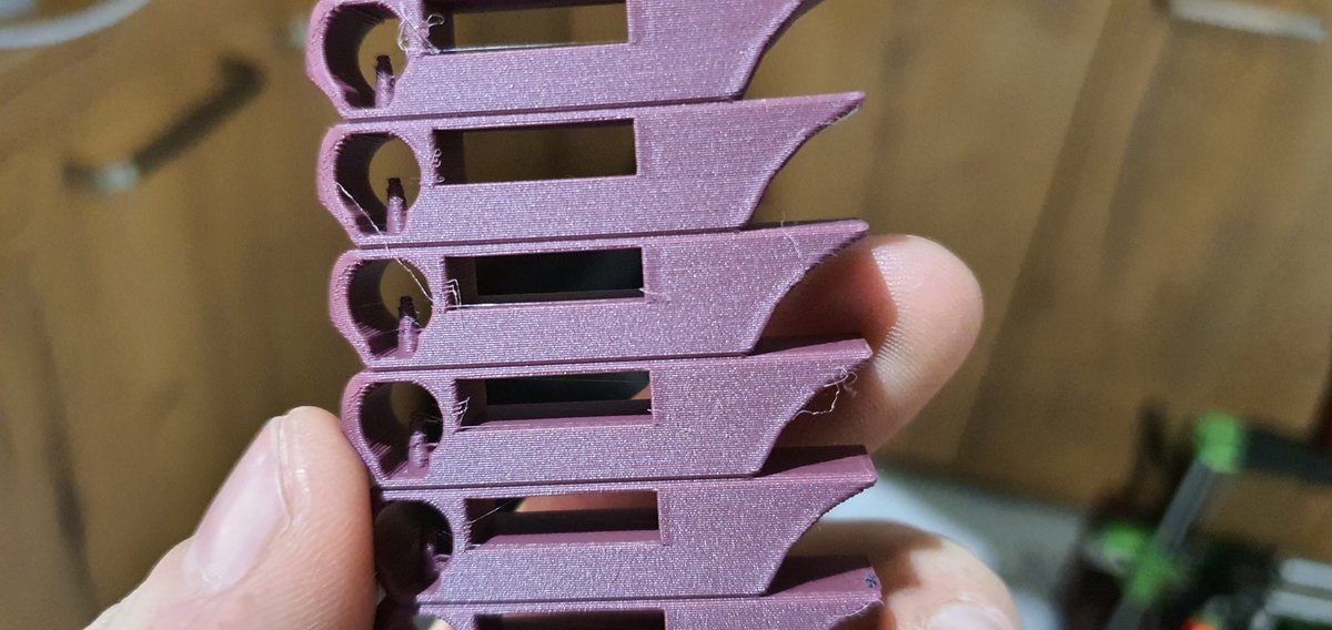 3DPBelgian's tweet photo. Did a temp tower for the @filamentive matte purple on the prusa. And god DAMN this is a gorgeous purple. This might be my favorite so far. #3Dprinting #filamentive https://t.co/VXKEwbNx9F