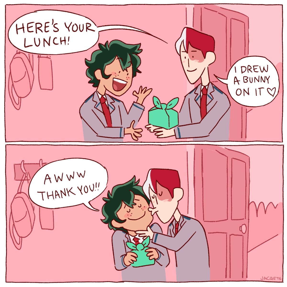 bakugo will only eat his lunch if the drawing on it meets his standards ?✨
#todobakudeku 