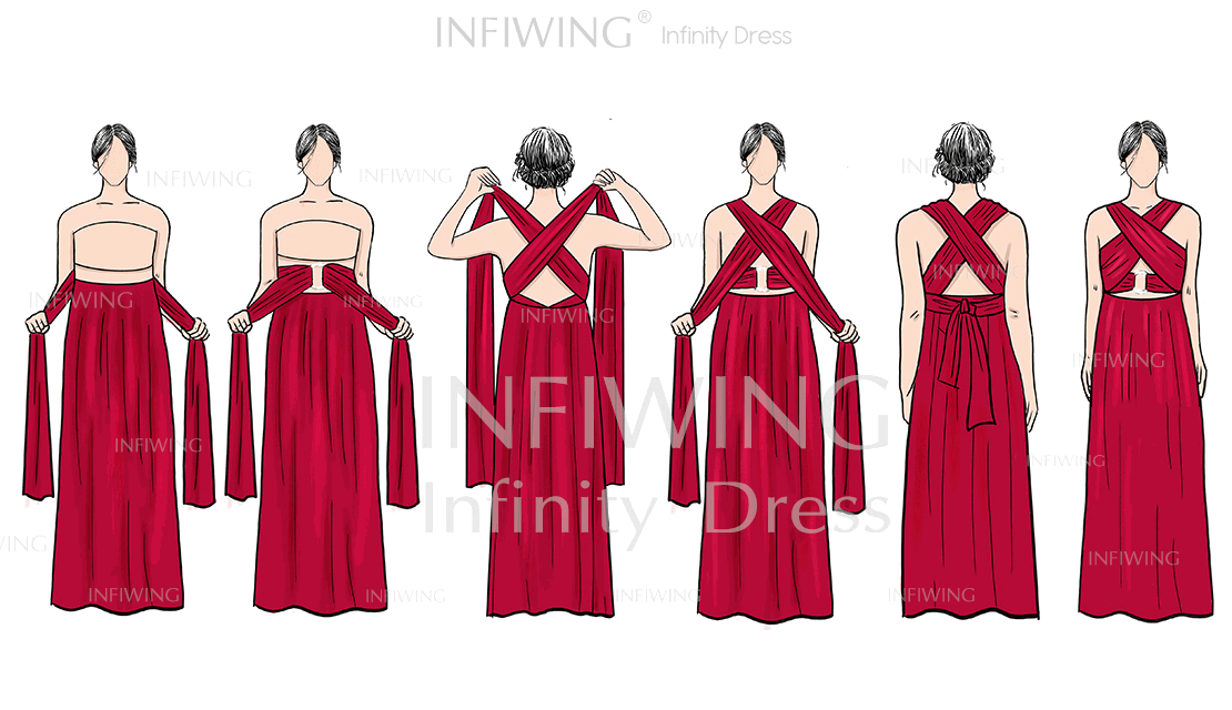 infinitydress on X: 3 Sexy Infinity Dress Styles with Accessories