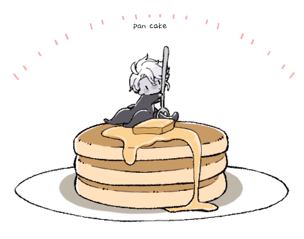 pancake pancake stack solo food white hair fork white background  illustration images