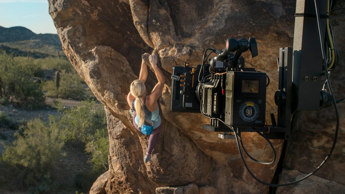 Ambientskies's tweet image. Reaching new heights w/ professional rock climber Sierra Blair-Coyle &amp;amp; RED Digital Cinema. Locations play a important role in producing beautiful images, and with this rockstar talent and crew, cheating the angle for this shot came together better than we imagined.