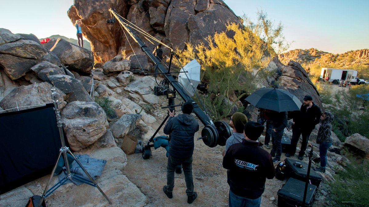 Ambientskies's tweet image. Reaching new heights w/ professional rock climber Sierra Blair-Coyle &amp;amp; RED Digital Cinema. Locations play a important role in producing beautiful images, and with this rockstar talent and crew, cheating the angle for this shot came together better than we imagined.