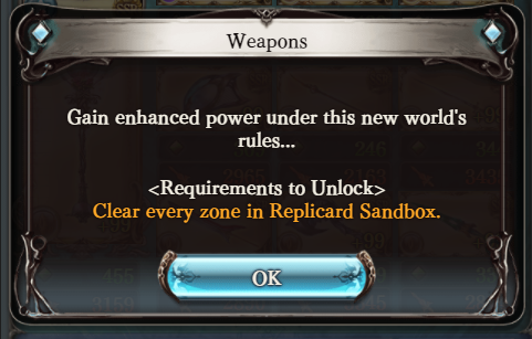 Granblue EN (Unofficial) on X: Another bug fix update was released at 1:10  AM JST. Notable changes: The text of some Replicard Sandbox missions was  changed (the clear requirements were not changed)