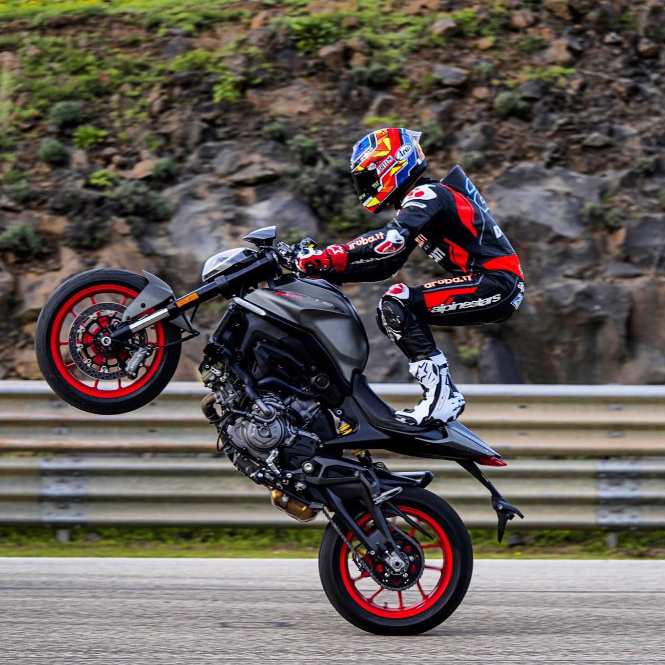 Ducati monster wheelie sale