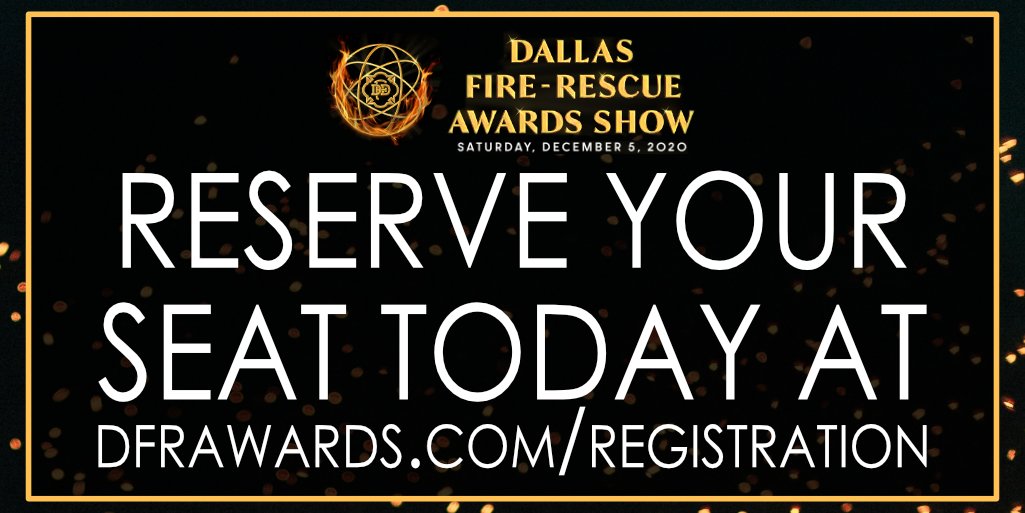 DallasFireRes_q's tweet photo. All @DallasFireRes_q members...there's still time to reserve your seat for the @dfdawards show! Two days and counting.....don't forget to register for instructions on how to download the app and view the ceremony....we'll see you there! #firefighters #firstresponders #awardsshow https://t.co/0EL2wwUTk1