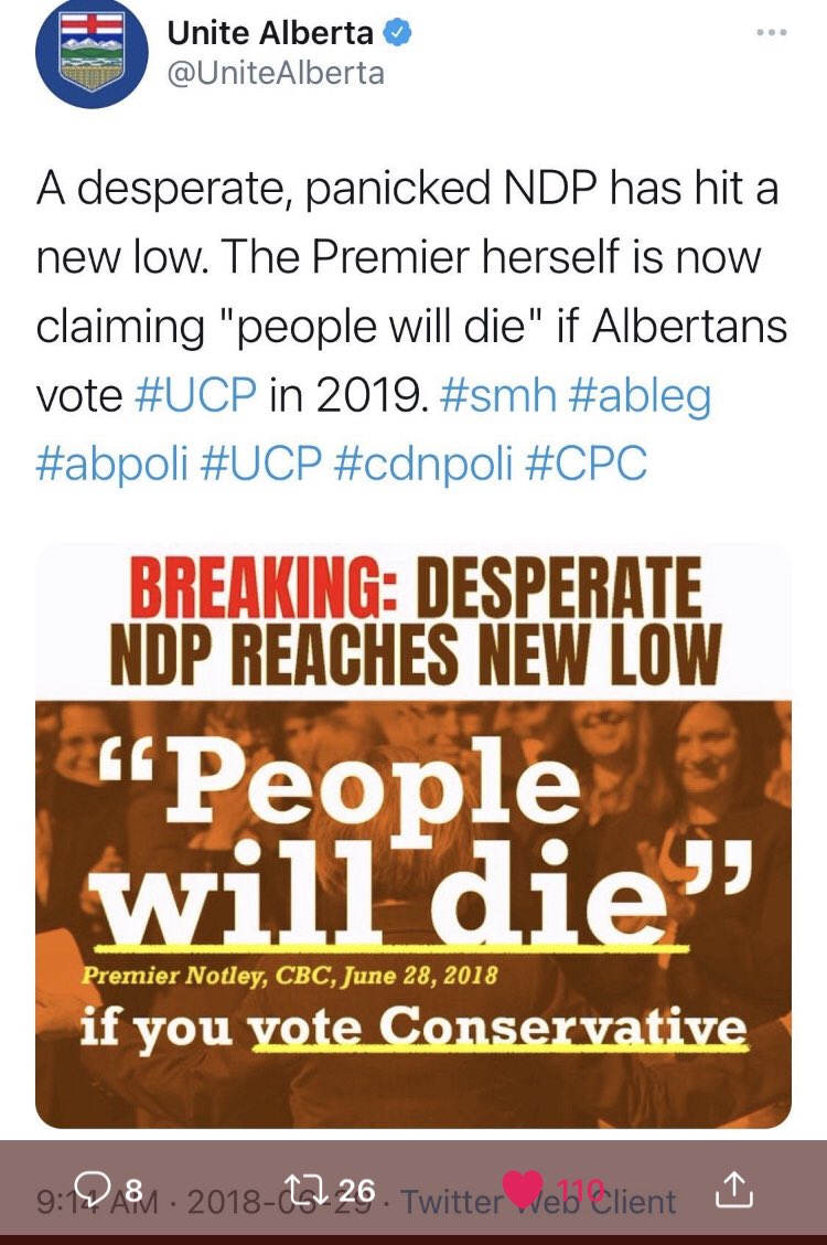 Well they weren’t wrong 🤷‍♀️ #ableg #FiretheUCP