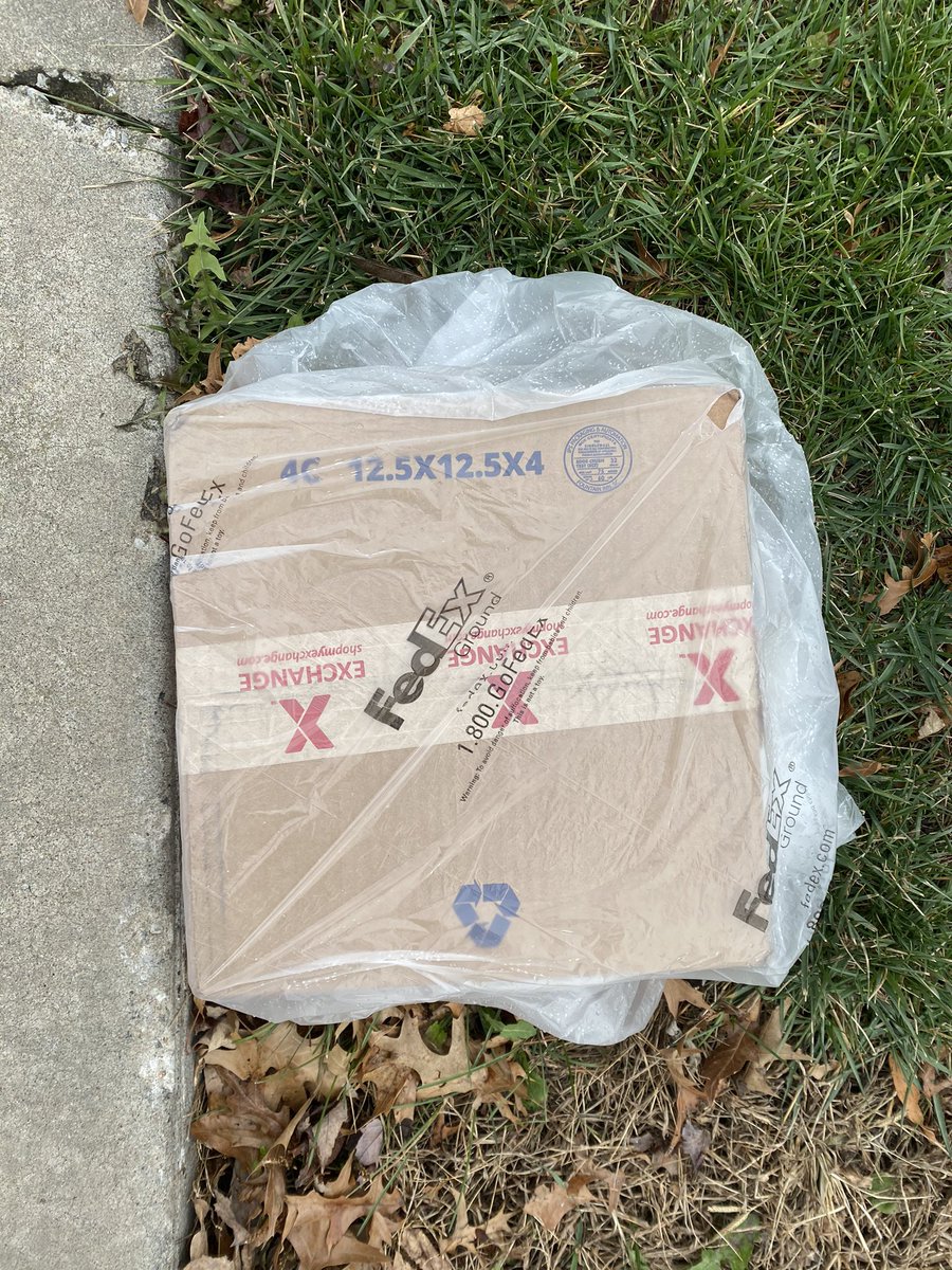 mclark0200's tweet photo. @FedEx I hate to be negative in a time like this, but really FedEx you all can’t deliver to the front door? This has happened a couple of times now. Most drivers will bring to the front door but not today. Living in the country, porch pirates are out there &amp; making it easy https://t.co/6qyYWfNOtL