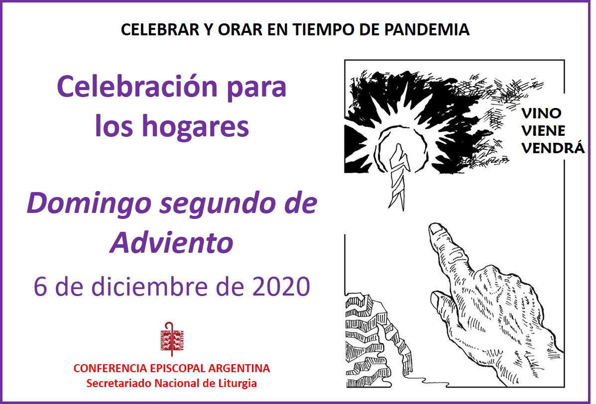 EpiscopadoArg's tweet photo. Desde el Secretariado Nacional de Liturgia compartimos el material para celebrar y rezar en nuestras casas y lugares de residencia el próximo 6 de diciembre, segundo domingo del tiempo de #Adviento.

Material disponible en → https://t.co/nqnHdbAHGH

#SeNaLi #CEL #CEA https://t.co/tIVn97LQg3
