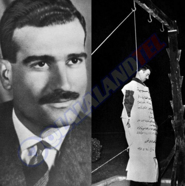 ImanBasim68's tweet photo. آيا می دانيد صاحب این تصویر  چه کسی است!؟ نام واقعى او ایلی كوهين بود! اما در سوریه همه او را به نام کامل امین ثابت می شناختند! مردی وطن دوست، تندرو و مخالف سرسخت اسرائیل بود! در مجلس ملی سوریه فریاد می زد و اسرائیل را به هزار کار کرده و نکرده متهم می کرد /۱ https://t.co/SZIlBTy0pD