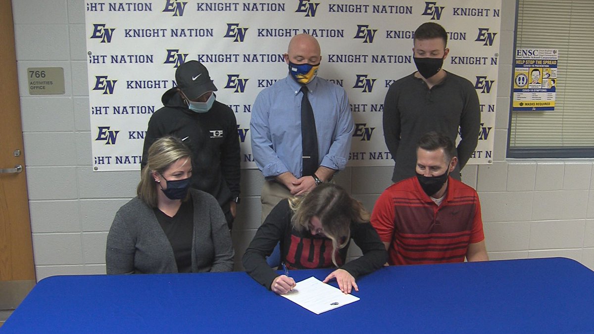 JPrinceSports's tweet photo. Kendallville, Ind. ➡️ Kokomo, Ind.

Congrats to East Noble's @kirkpatrickka for signing with @IUKWBB to continue her basketball career! https://t.co/cF0oY6Gbje