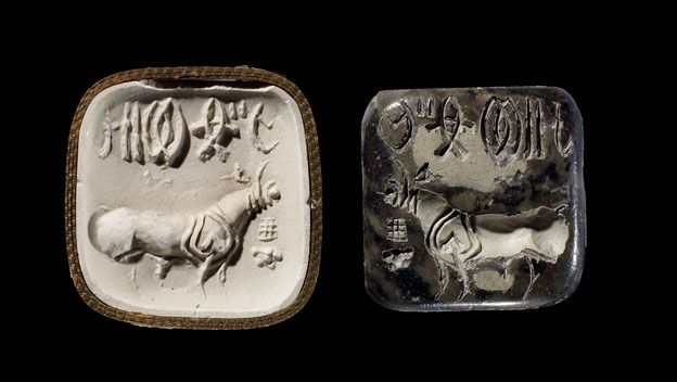 13. Indus SealThe Indus Valley Civilization remains a mystery - we still can't read the markings on this seal.Our knowledge of history is often based on burial sites. Since we haven't found any, it's likely they cremated their dead.