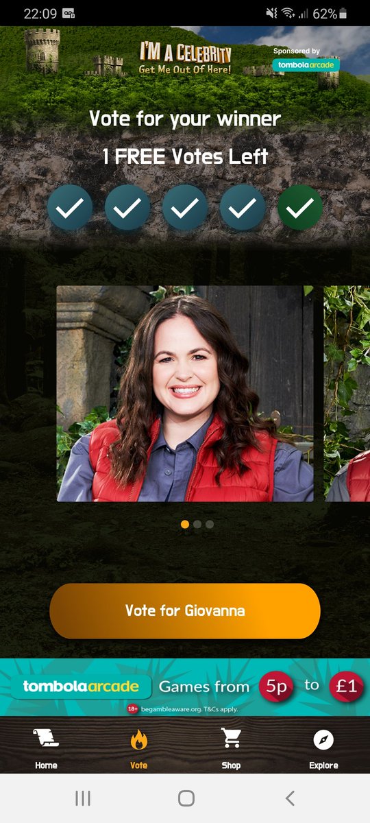 itsnickelflysk3's tweet photo. Final round of voting. Just about to use my 5th & final vote for our Queen @MrsGiFletcher #gitowin
@imacelebrity #ImACelebrity https://t.co/L5tWer0WtD