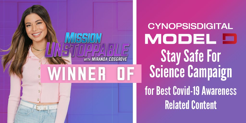 CBSUnstoppable's tweet image. We&apos;re honored to receive this award from @CynopsisMedia!

Thank you to @IfThenSheCan, @CDCFound &amp;amp; @JHSPH_CHS for making #StaySafeForScience possible!⚛️