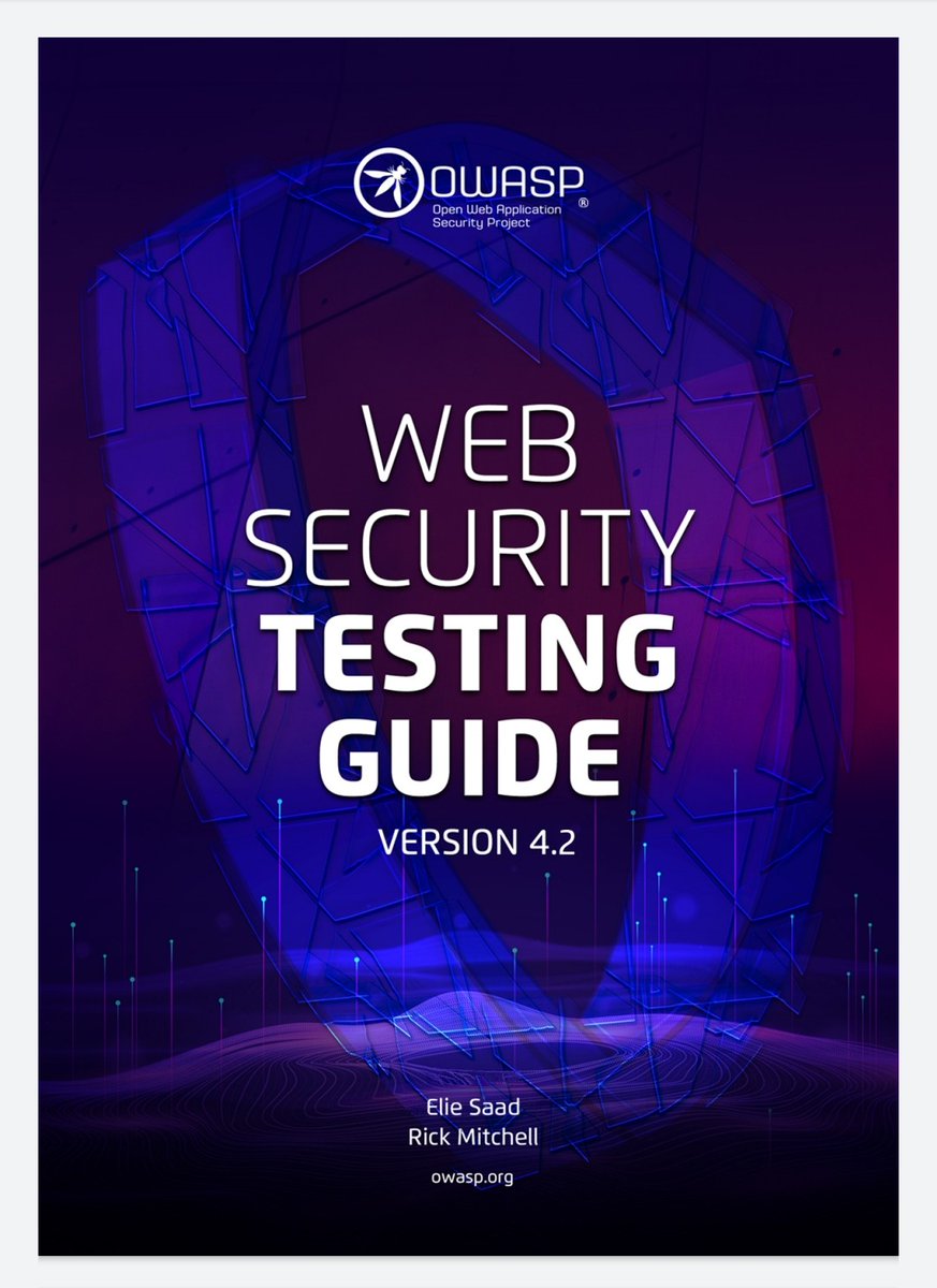 securestep9's tweet photo. #OWASP Web Security Testing Guide v4.2 is out!
Congratulations to the team
working on this project! The "Bible" , the guide book for pentesers, QA, #AppSec engineers, bug bounty hunters and of course developers is updated.

Here is the PDF:

https://t.co/BSTLgoKpBV

#WSTG https://t.co/e5OnwKoIX7
