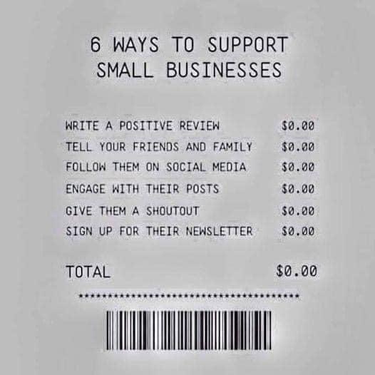 womenlovetech's tweet photo. 6 ways to support small businesses for FREE!
#localbusinesses #smallbusinesses #localeconomy #savelocalshops #helplocalshops #helpsmallbusinesses #supportsmallbusinesses #supportlocalbusinesses #savelocalbusinesses #christmasgift #freetips #tips #free https://t.co/4gPkoHcB86