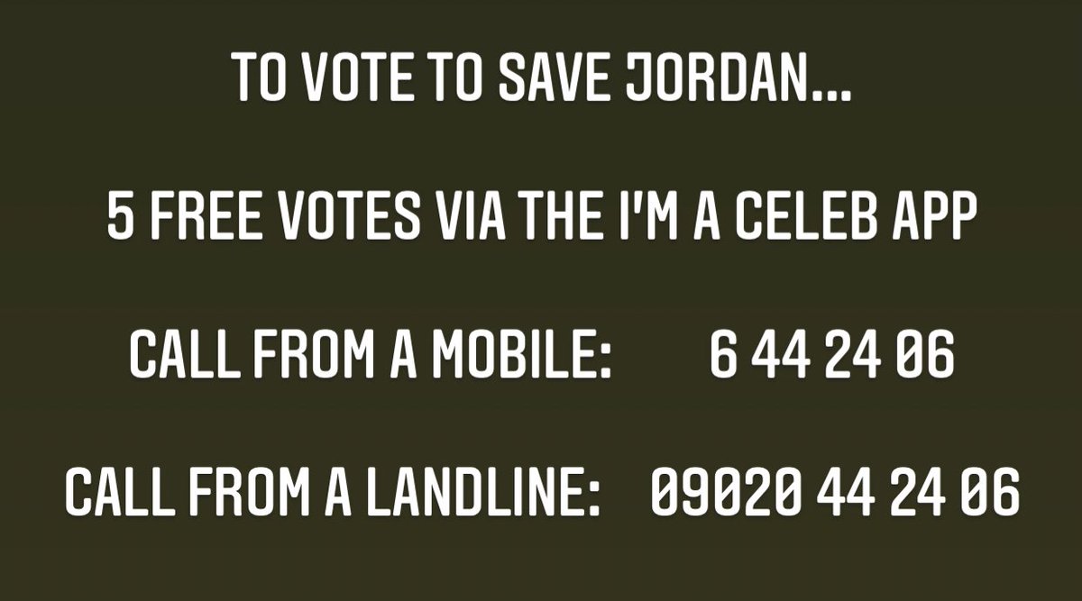 NOW IS THE TIME!!! Do everything you can to vote for #JordanToWin