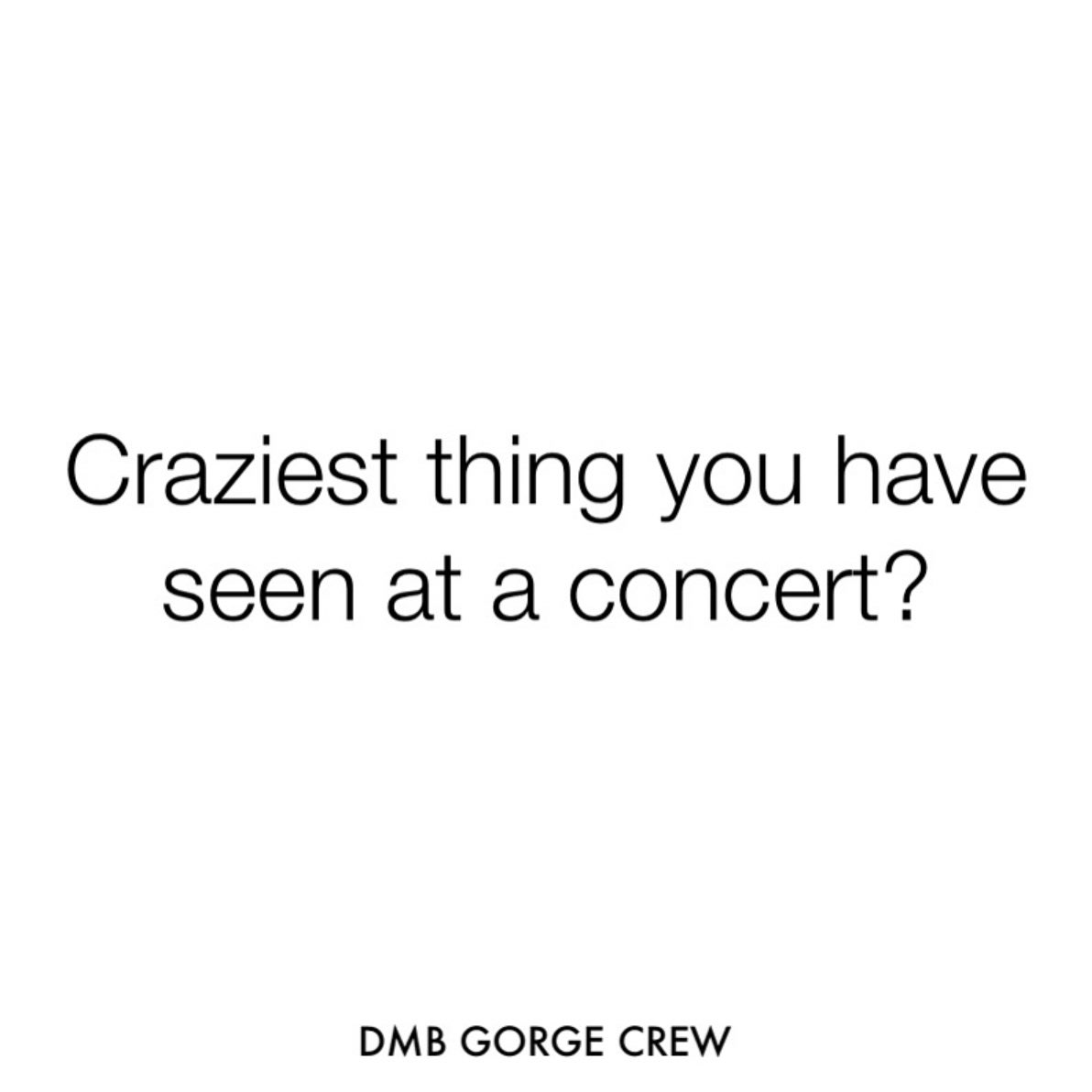 DMB Gorge Crew tweet media
