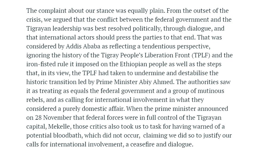 This is cute. It neatly skips over the history of previous negotiations. And note the “potential bloodbath, which did not occur”…!
