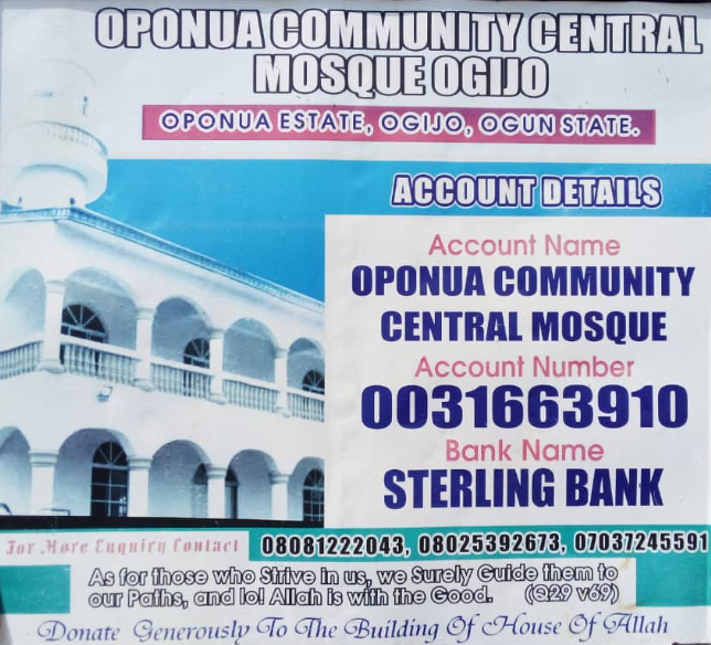 trendwill1's tweet photo. The Prophet (peace be upon him) said:
“Whoever builds a mosque for Allah, Allah will build for him likewise in Paradise.”
Nothing is too Small or Big . Best of savings ever is the one with GOD https://t.co/dAD2u09mq7