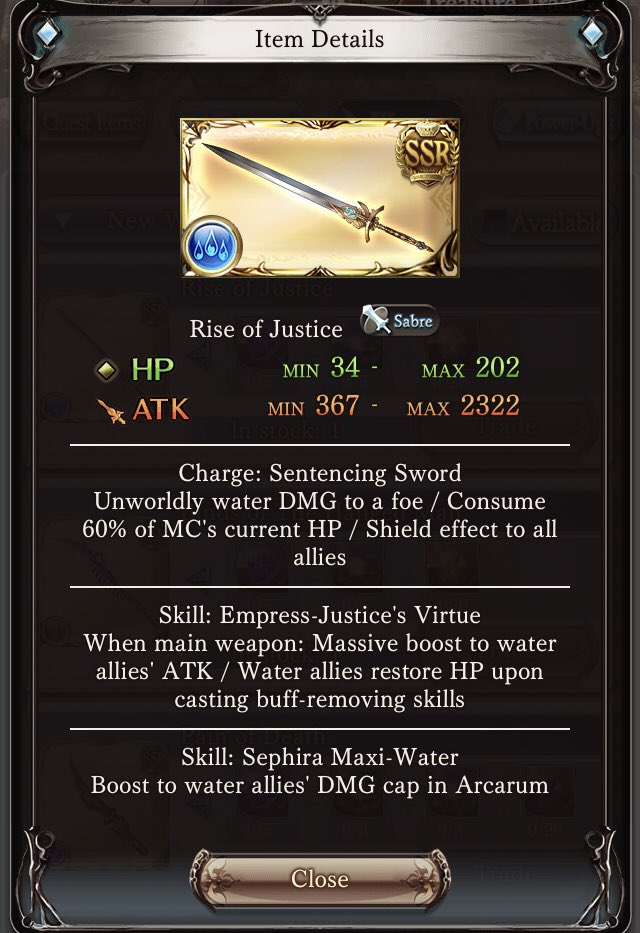 Granblue EN (Unofficial) on Twitter "New World Foundation Weapons