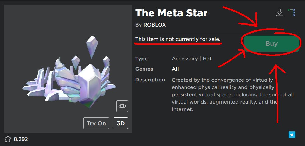 Jpeg On Twitter How Do Some Roblox Players Have The Meta Star From Rp2 It S Not Even For Sale - roblox star hat