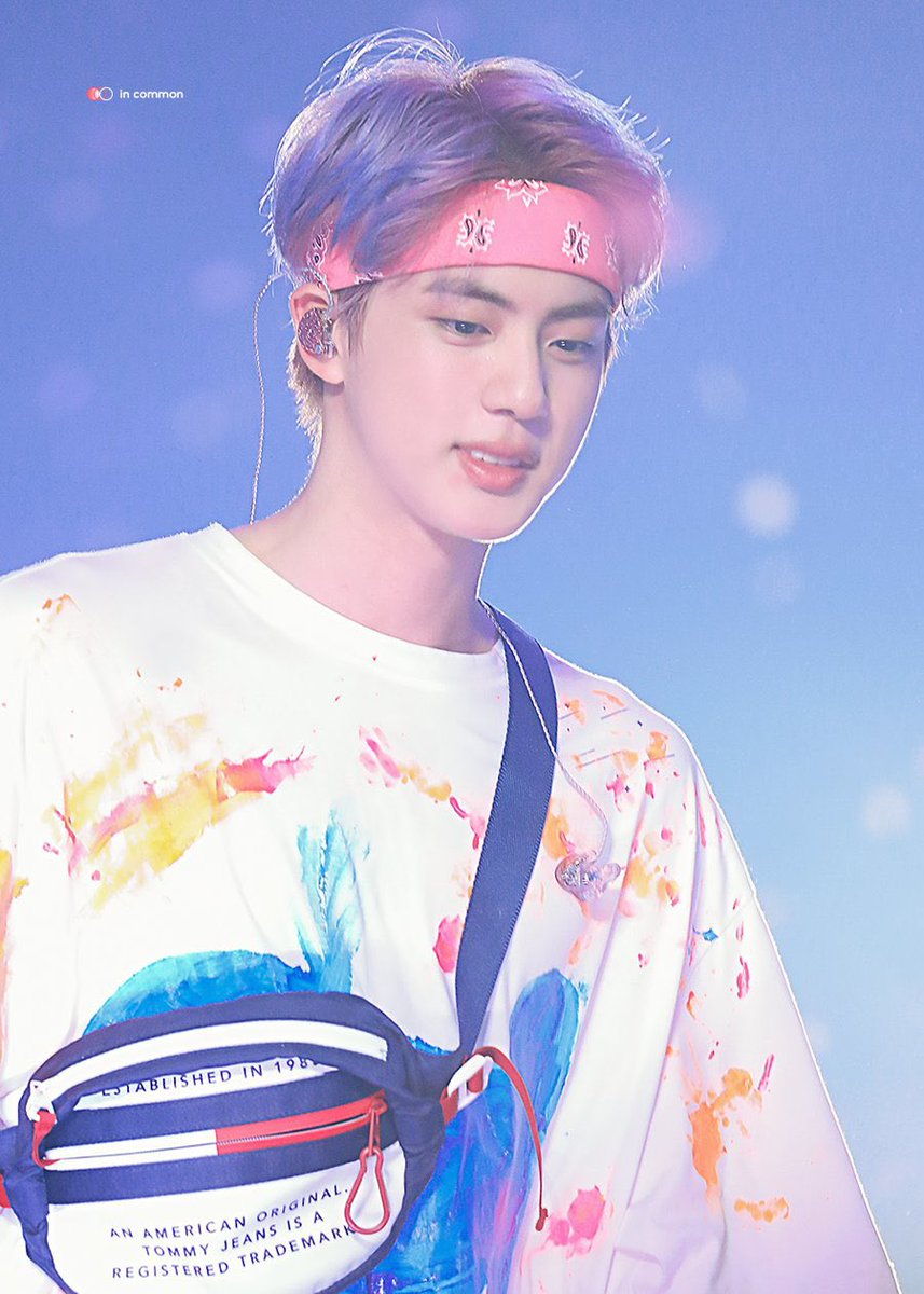 cutie Jin in pink bandanna