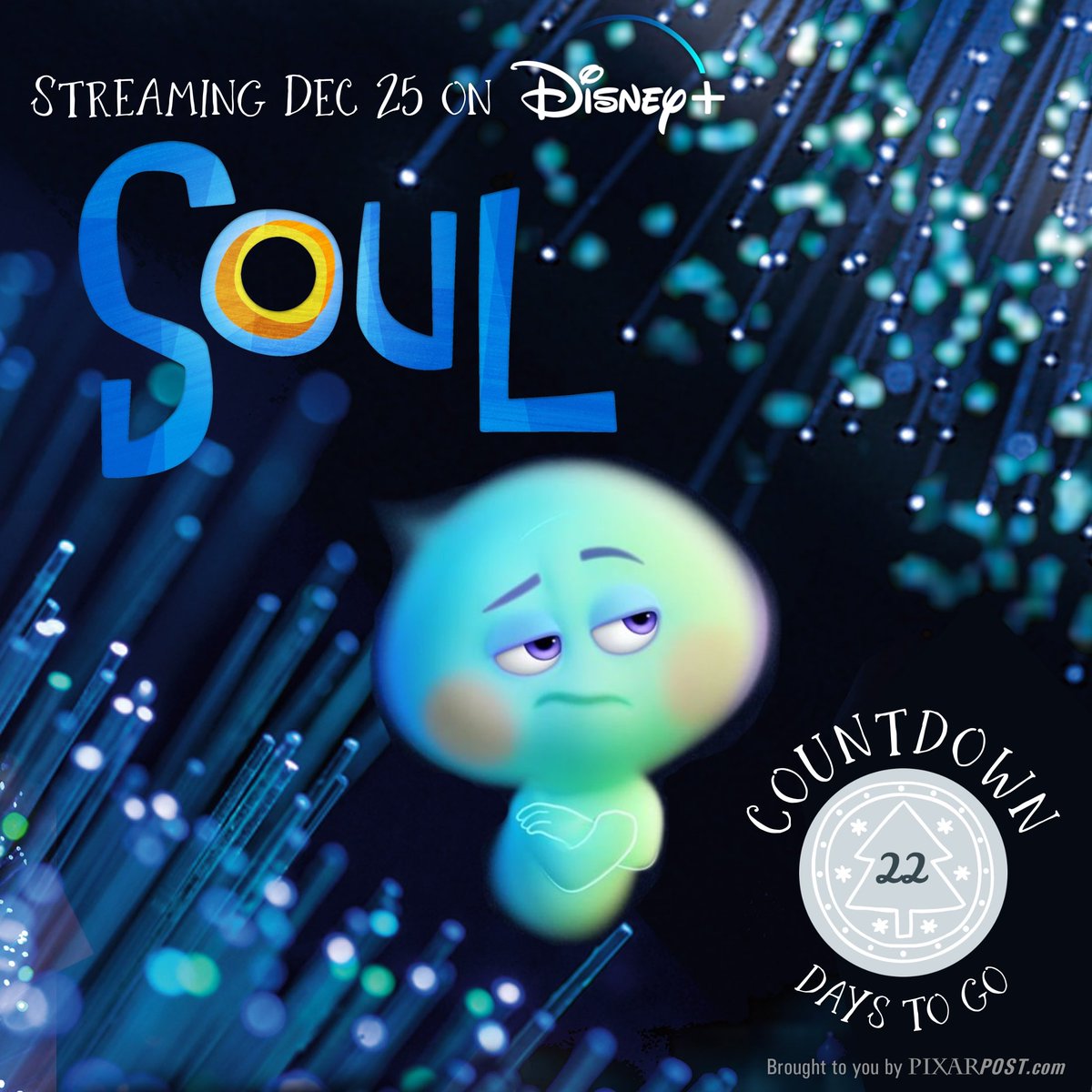 ThePixarPost's tweet photo. Since there are only 22 days until Soul streams on @disneyplus, we thought it only fitting to share a fact about 22 on today's #CountdownToSoul

Did you know her full name is actually, "86 billion, 783 million, 123 thousand, five hundred and 22"?

#Pixar #DisneyPixar #PixarSoul https://t.co/nNoytewmFB